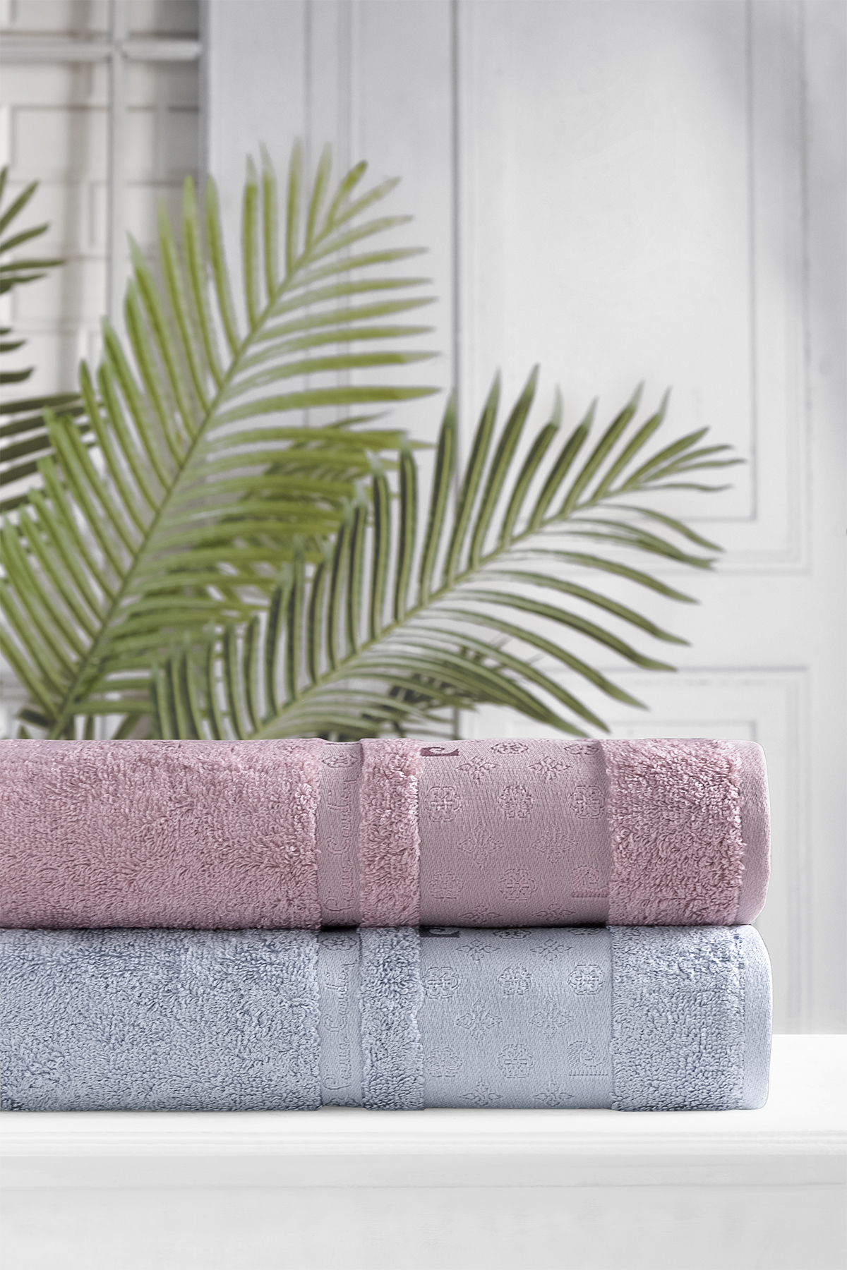 Pierre Cardin 2'li Bambu Yüz Havlusu Logo