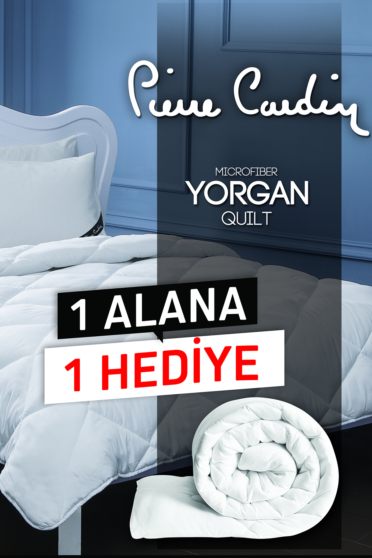Pierre Cardin 2'li Microfiber Yorgan Tek Kişilik