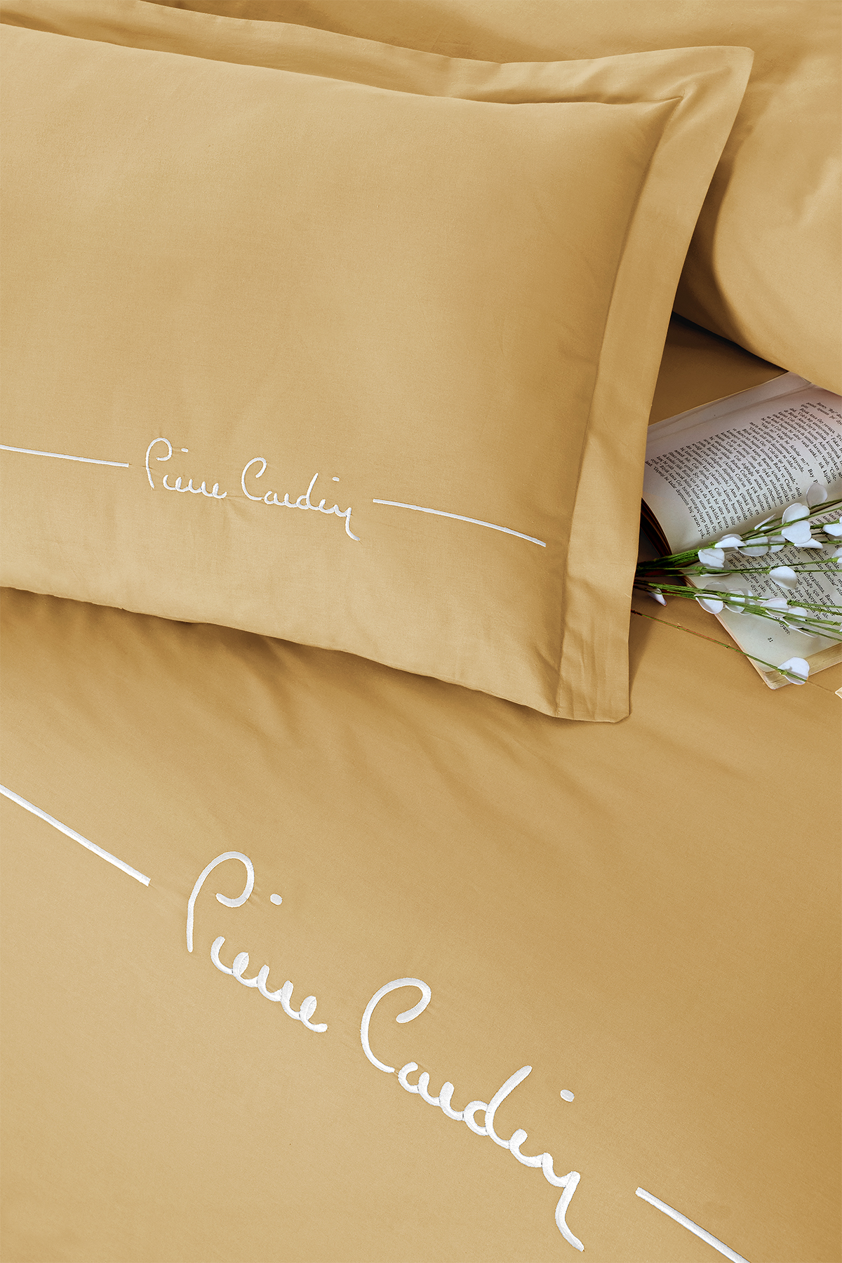 Pierre Cardin Deluxe Pamuk Nevresim Takımı Tek Kişilik Mia Hardal