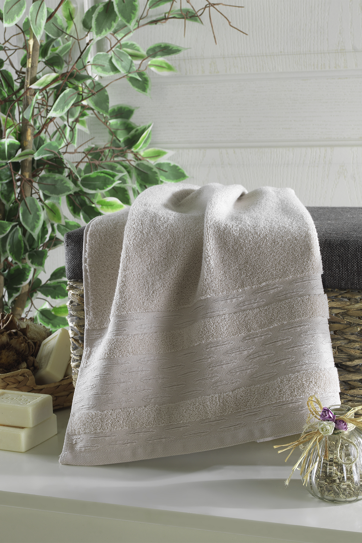 Pierre Cardin Microcotton Yüz Havlusu Taş