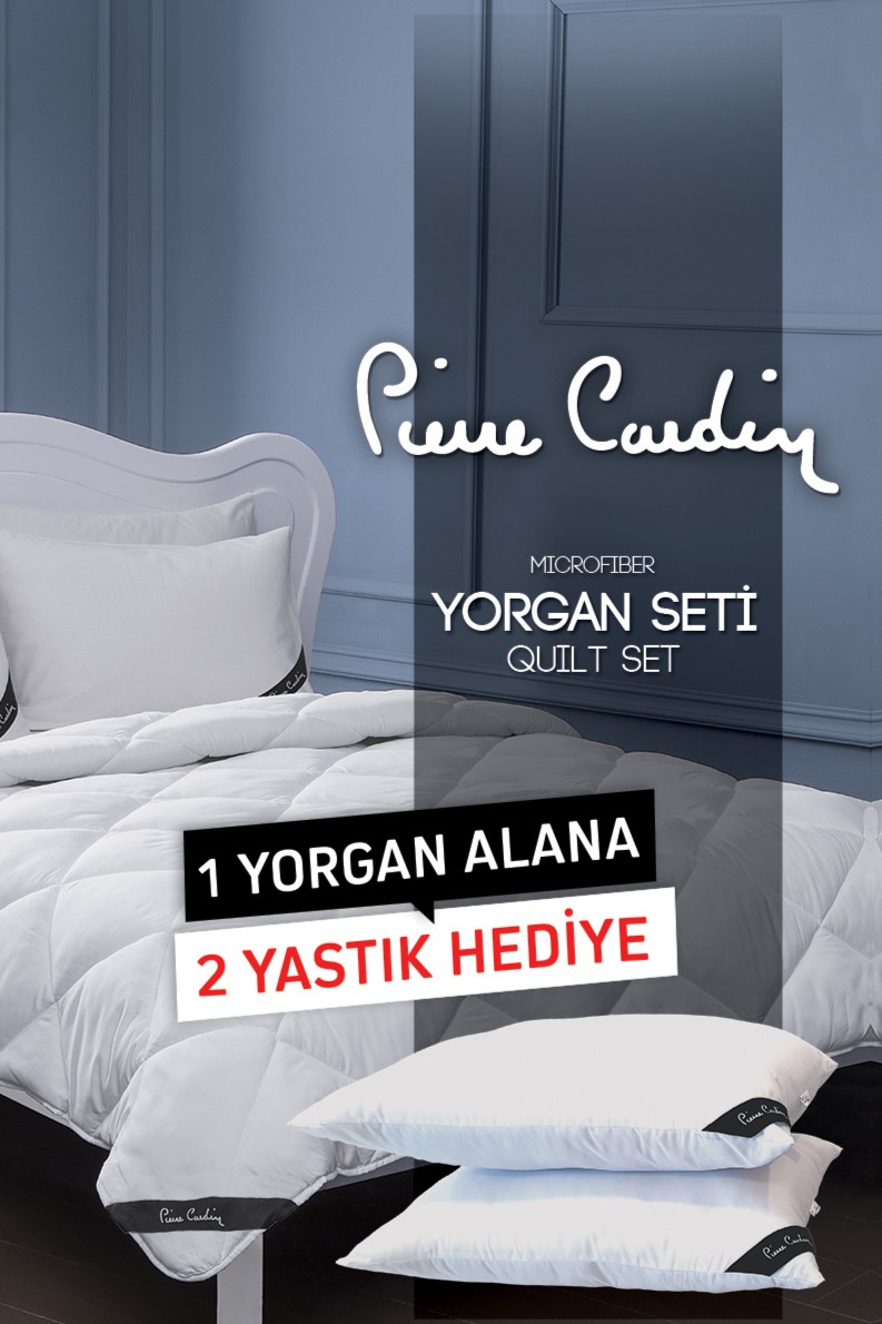 Pierre Cardin Microfiber Yorgan Seti Çift Kişilik