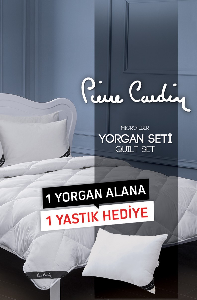 Pierre Cardin Microfiber Yorgan Seti Tek Kişilik