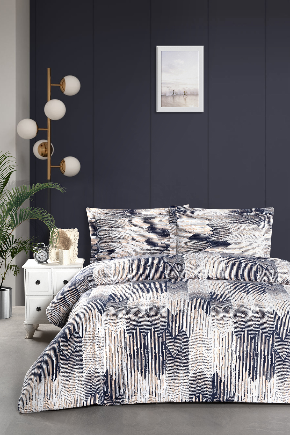 Pierre Cardin Ranforce Nevresim Takımı Çift Kişilik Lucıa