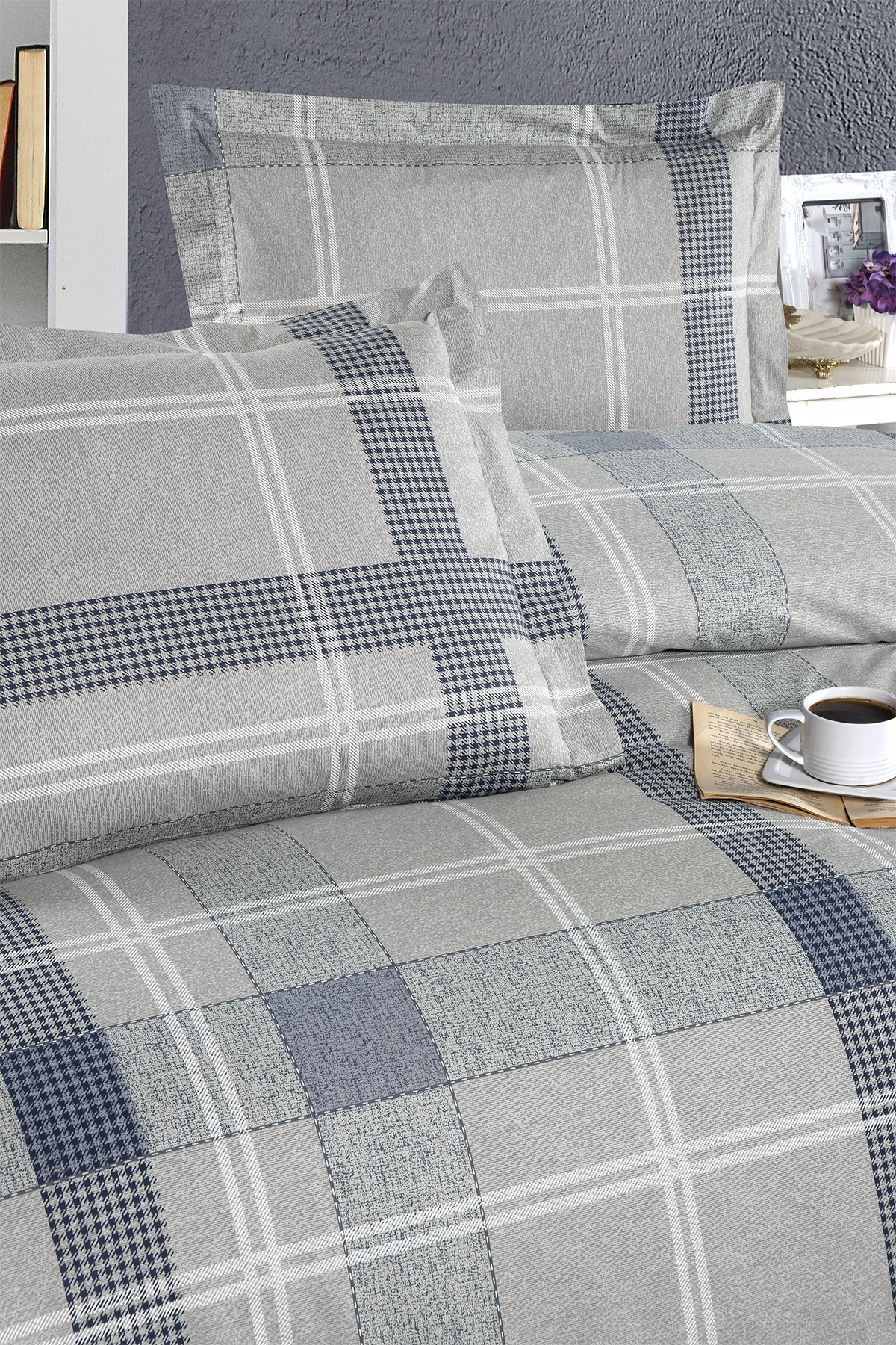 Pierre Cardin Ranforce Nevresim Takımı Tek Kişilik Ecose