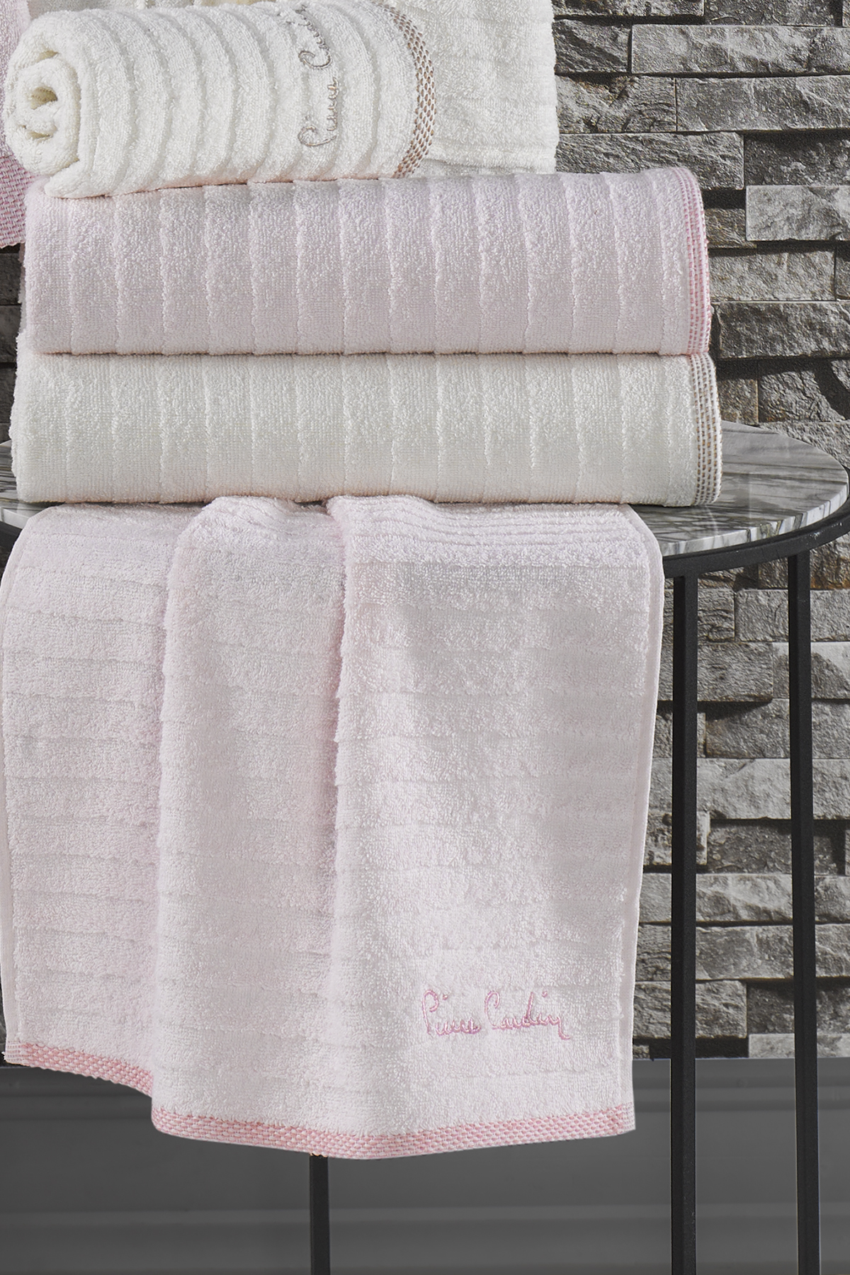 Pierre Cardin Wave Aile Seti Pembe - Krem