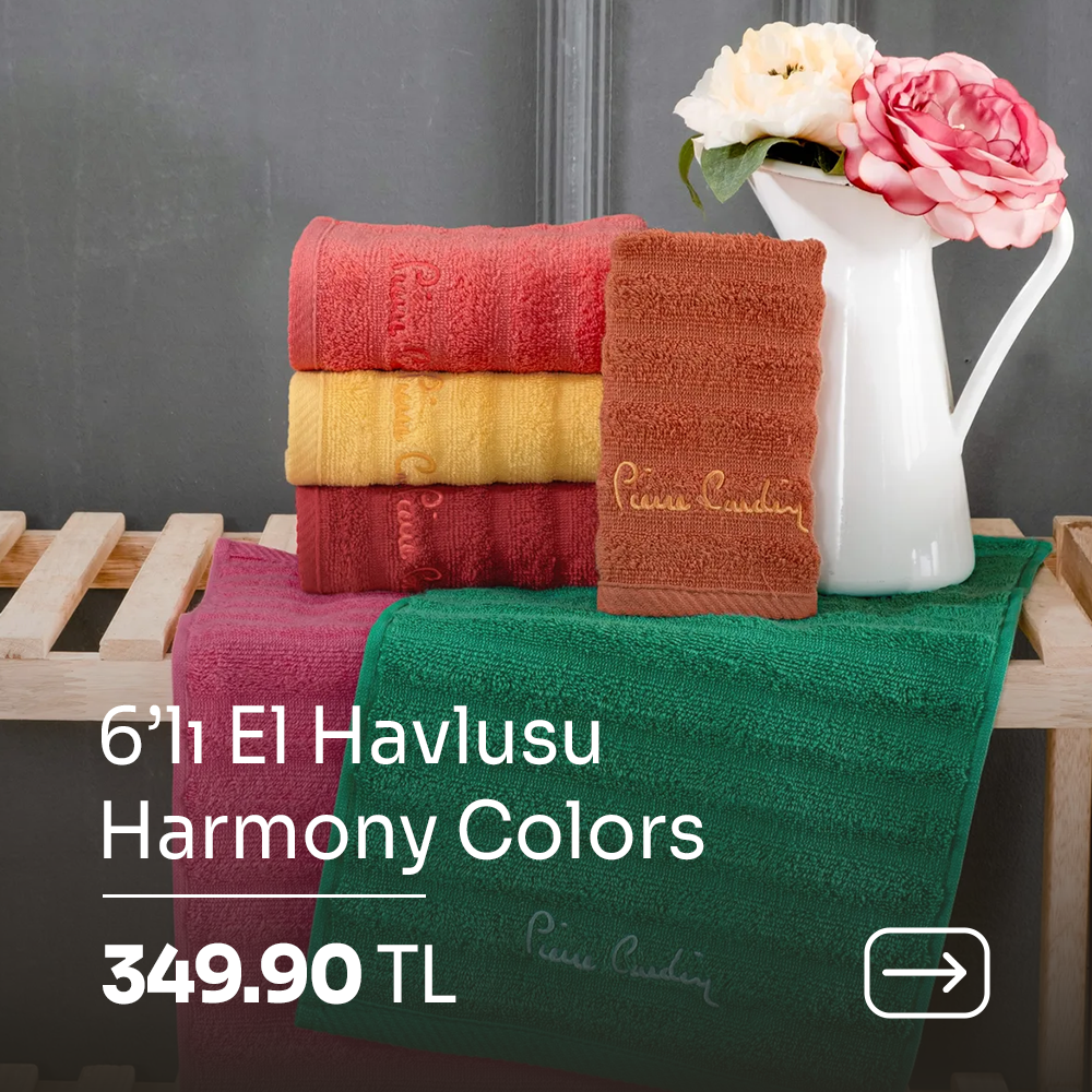 6'lı el havlusu harmony colors