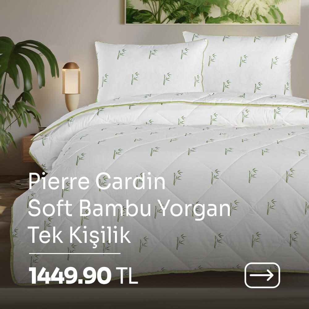 bambu yorgan tek kişilik