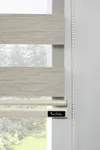 Bambu Zebra Perde Açık Ahşap