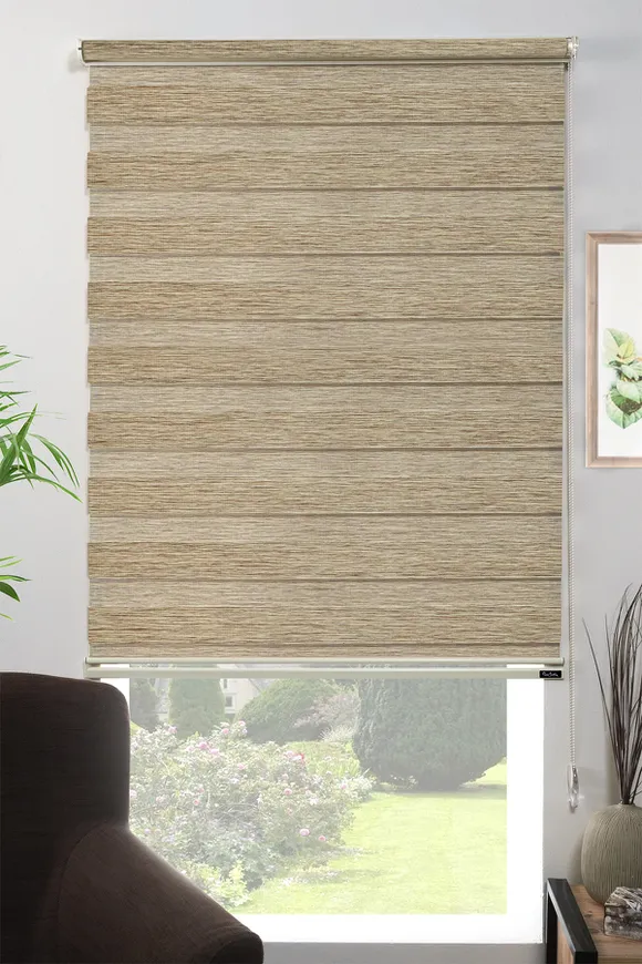 Bambu Zebra Perde Ahşap