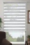 Bambu Zebra Perde Gri