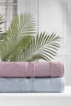 Pierre Cardin 2'li Bambu Yüz Havlusu Logo