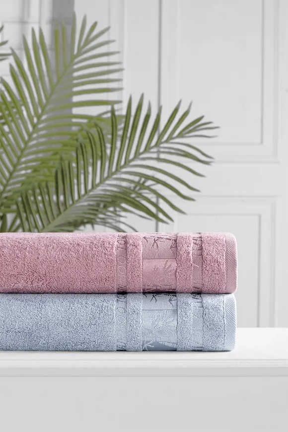 Pierre Cardin 2'li Bambu Yüz Havlusu Palm