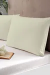 Pierre Cardin 2'li Pamuk Saten Yastık Kılıfı Ekru