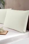 Pierre Cardin 2'li Pamuk Saten Yastık Kılıfı Krem