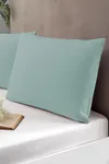 Pierre Cardin 2'li Yastık Kılıfı Turkuaz