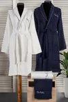 Pierre Cardin 4'lü Aile Seti Ribbon Lacivert-Beyaz
