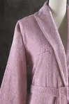 Pierre Cardin Damask Jakarlı 4 Parça Aile Bornoz Seti Deco Rose - İndigo
