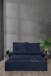 Pierre Cardin Deluxe Pamuk Nevresim Takımı Çift Kişilik Mia Lacivert