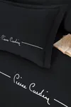 Pierre Cardin Deluxe Pamuk Nevresim Takımı Çift Kişilik Mia Siyah