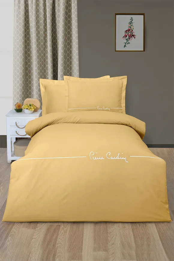 Pierre Cardin Deluxe Pamuk Nevresim Takımı Tek Kişilik Mia Hardal