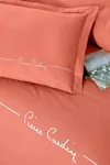 Pierre Cardin Deluxe Pamuk Nevresim Takımı Tek Kişilik Mia Kiremit