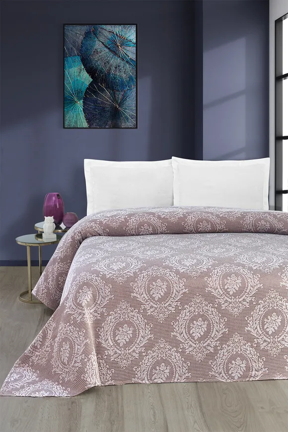 Pierre Cardin Jakar Pike Rosal Çift Kişilik Mürdüm