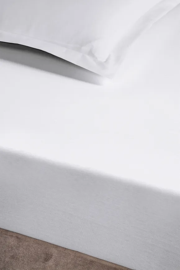 Pierre Cardin Lastikli Çarşaf Çift Kişilik 160x200 cm Beyaz