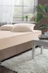 Pierre Cardin Lastikli Çarşaf King Size 180x200 cm Ekru