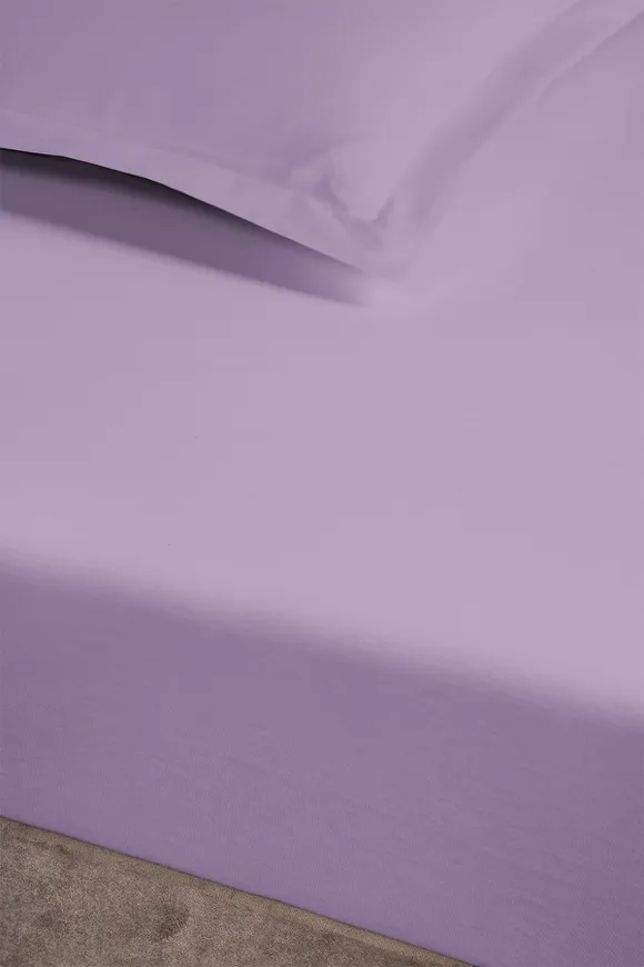 Pierre Cardin Lastikli Çarşaf Tek Kişilik 100x200 cm Lila