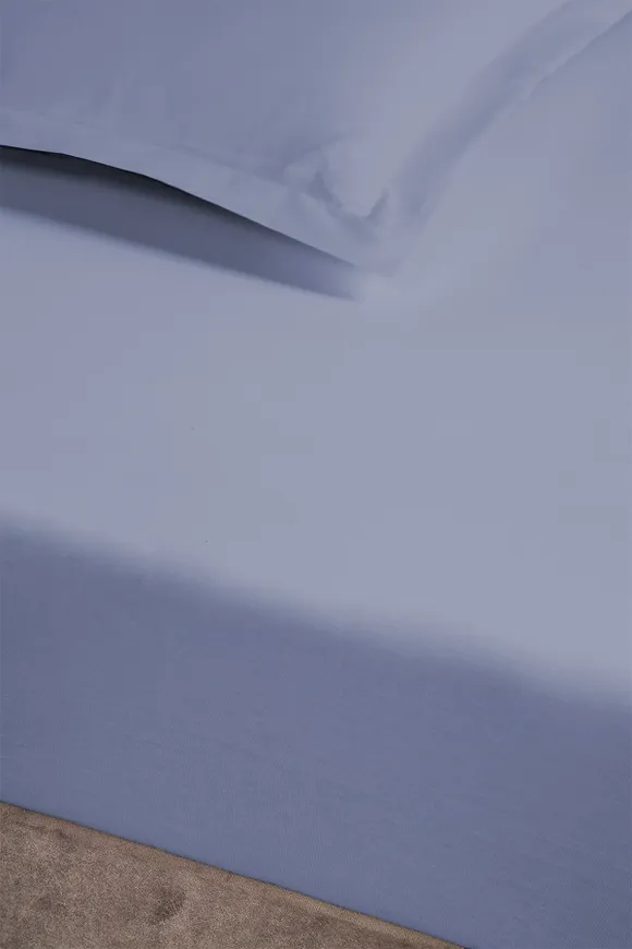 Pierre Cardin Lastikli Çarşaf Tek Kişilik 100x200 cm Mavi