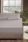 Pierre Cardin Lastikli Çarşaf Tek Kişilik 100x200 cm Taş