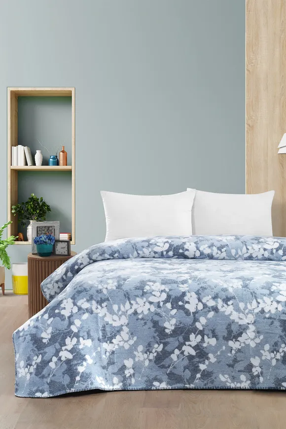 Pierre Cardin Pamuk Battaniye Leaf Çift Kişilik