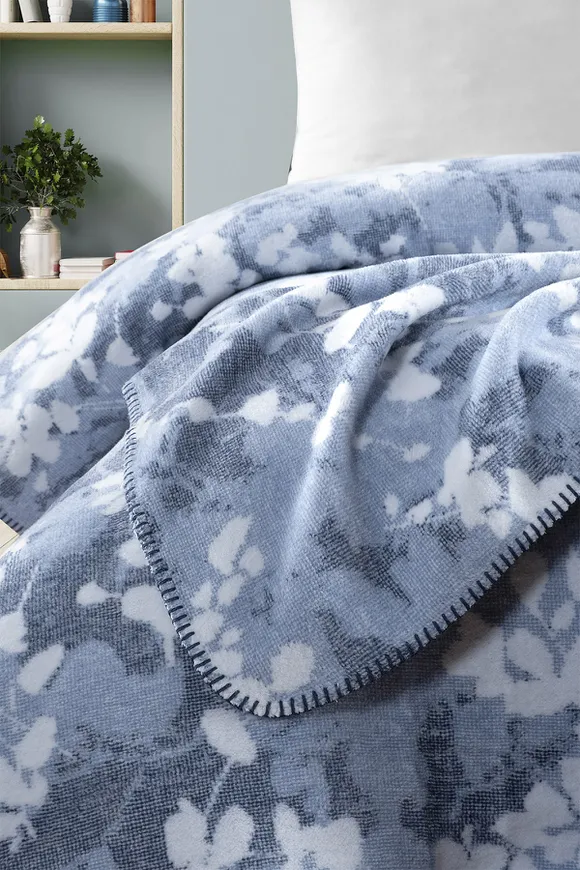 Pierre Cardin Pamuk Battaniye Leaf Çift Kişilik