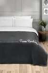 Pierre Cardin Pamuk Battaniye Logo Çift Kişilik Antrasit