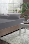 Pierre Cardin Pamuk Lastikli Çarşaf 120x200 Gri