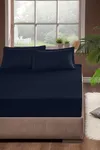 Pierre Cardin Pamuk Lastikli Çarşaf 120x200 Lacivert