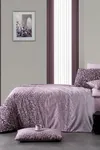 Pierre Cardin Pamuk Nevresim Seti Çift Kişilik Ombre Mürdüm