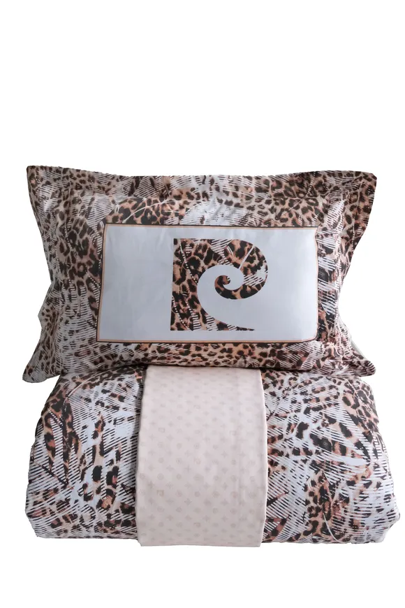 Pierre Cardin Pamuk Nevresim Takımı Çift Kişilik Leopar