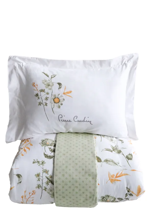 Pierre Cardin Pamuk Nevresim Takımı Tek Kişilik Flora