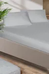 Pierre Cardin Pamuk Saten Lastikli Çarşaf 100x200 Gri