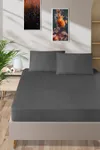 Pierre Cardin Pamuk Saten Lastikli Çarşaf 120x200 Antrasit