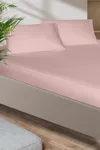 Pierre Cardin Pamuk Saten Lastikli Çarşaf 120x200 Pudra 