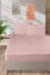 Pierre Cardin Pamuk Saten Lastikli Çarşaf 120x200 Pudra 