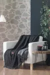 Pierre Cardin Pamuk TV Battaniyesi Lavita Siyah - Gri
