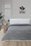 Pierre Cardin Pike Çift Kişilik Logo Gri