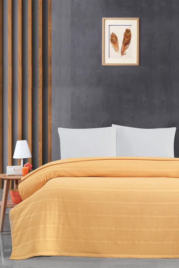 Pierre Cardin Pike Esse Çift Kişilik Hardal