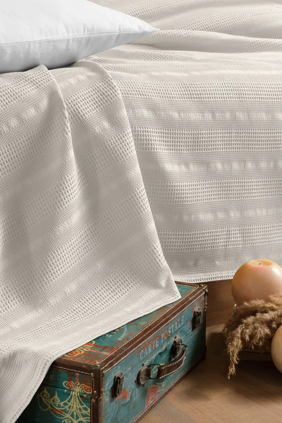 Pierre Cardin Pike Esse Tek Kişilik Krem