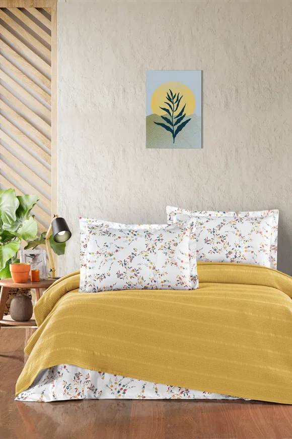 Pierre Cardin Pike Takımı Floret Çift Kişilik Hardal