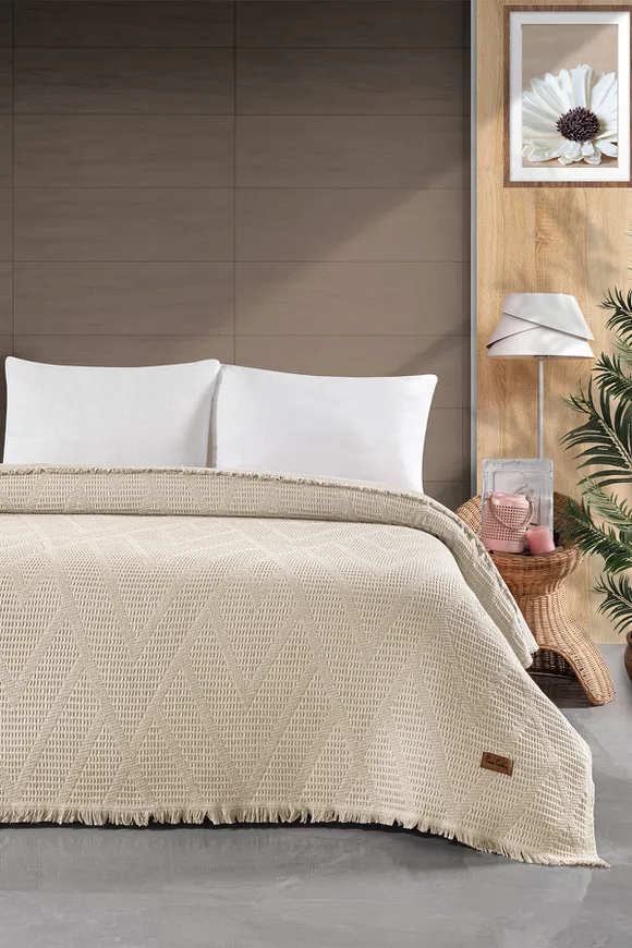 Pierre Cardin Pike Twist Çift Kişilik Bej