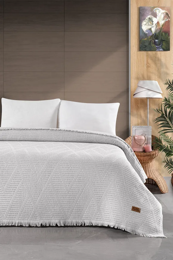 Pierre Cardin Pike Twist Çift Kişilik Gri